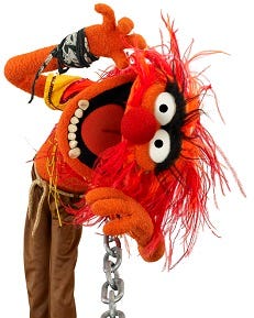 Wikipedia photo of Animal from the muppets